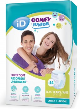 Ontex ID Comfy Junior Pants 8-15 Jahre 6x14 Stück