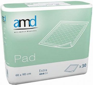 AMD Pad Extra Krankenunterlagen 60x90cm 4x30 Stück
