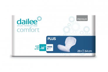 4x28 Dailee Comfort Premium Plus 64x33cm Formatvorlage, 6 Tropfen