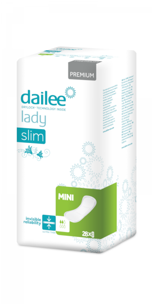 30 Dailee Lady Premium Slim Mini Slipeinlagen