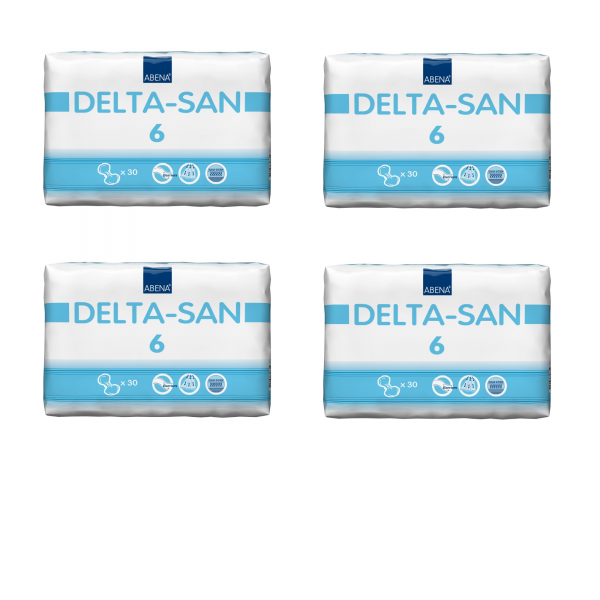 4x30 ABENA Delta San 6 Basic Inkontinenzvorlage